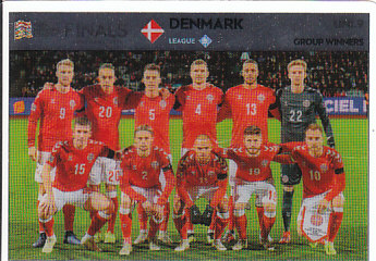 Team Photo (Denmark) Denmark Panini Road to EURO 2020 UEFA Nations League #UNL9